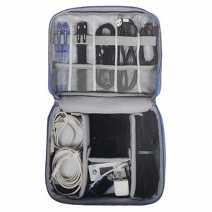 DIGITAL Travel Bag Pouch for Electronics Purple